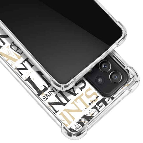 NFL New Orleans Saints - Blast Galaxy A52 5G Clear Case